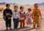 CLICK FOR FULLSIZE IMAGE Some of Ali's nieces and nephews -- dressed up too! 