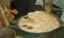 CLICK FOR FULLSIZE IMAGE Making seffayeh in Miriam's home 