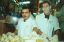 CLICK FOR FULLSIZE IMAGE Stretchy icecream ('kaymak'!) sellers in the Damascus souq Al Hamidiyeh 