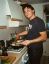CLICK FOR FULLSIZE IMAGE Piers prepares our lovely dinner 