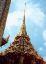CLICK FOR FULLSIZE IMAGE One of the many gaudy stupas in the Emerald Buddha royal temple complex 