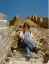 CLICK FOR FULLSIZE IMAGE On the Great Wall in windy sunshine 