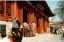 CLICK FOR FULLSIZE IMAGE Worshippers at the end of a Buddhist ceremony at Tianjin's Dabaiyuan monastery 