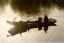 CLICK FOR FULLSIZE IMAGE A boat in evening light in Tianjin 