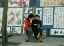 CLICK FOR FULLSIZE IMAGE Ladies at an art stall in Xi'an 