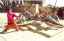 CLICK FOR FULLSIZE IMAGE A classmate with some Chinese actors halfway up Taishan 