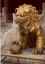 CLICK FOR FULLSIZE IMAGE A snowy lion in the Forbidden City 