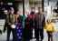 CLICK FOR FULLSIZE IMAGE The Tibetan family at Xining bus station, about to wave me off 
