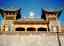 CLICK FOR FULLSIZE IMAGE The prayer hall at the monastery above Jianzha 