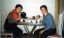CLICK FOR FULLSIZE IMAGE Helen dines with Zhu Jie's mother 