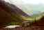 CLICK FOR FULLSIZE IMAGE Looking down into Huanglong valley from the mountainside 