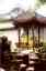 CLICK FOR FULLSIZE IMAGE In the grounds of the Tang (8th c. AD) poet Dufu's house 