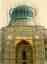 CLICK FOR FULLSIZE IMAGE The entrance and dome of the Mausoleum of Qozha Ahmed Yasaui, Kazakstan's only famous old building! 