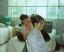 CLICK FOR FULLSIZE IMAGE Helen's hair being dressed 