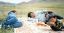 CLICK FOR FULLSIZE IMAGE Hishgee with Horolsuren and her grandsons 