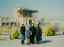 CLICK FOR FULLSIZE IMAGE Chantal, Nima, me and Mrs Jafferi in Emam Khomeini Square 