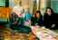 CLICK FOR FULLSIZE IMAGE Lunchtime with Fardaus and his family in Bukhara 